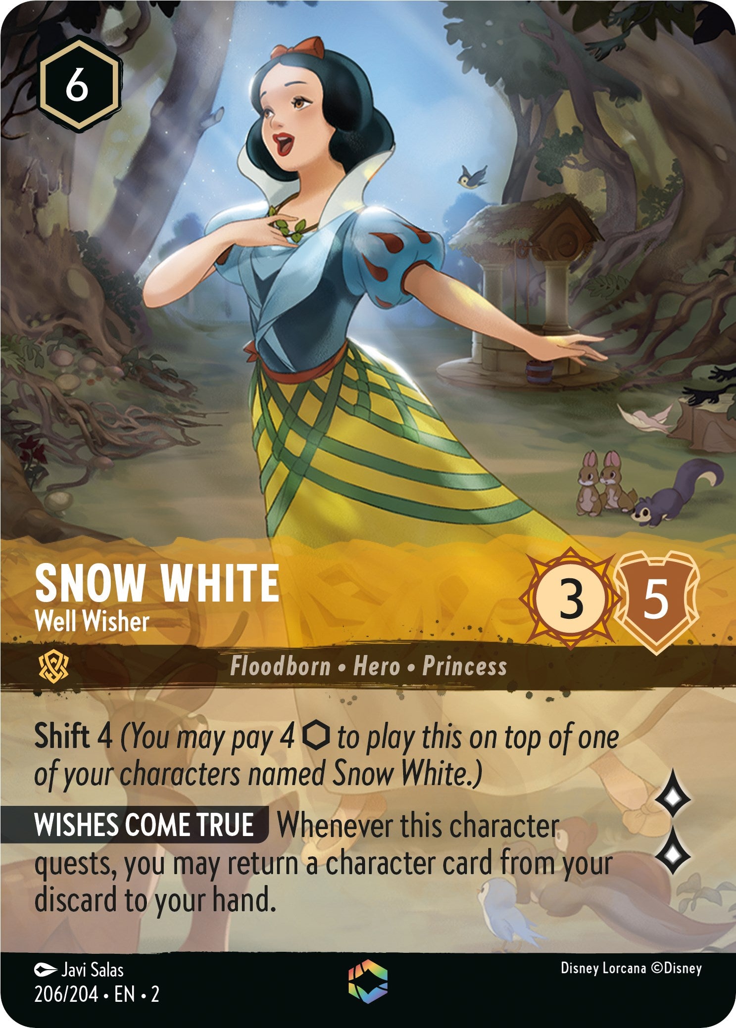 Snow White - Well Wisher (Enchanted) (206/204) [Rise of the Floodborn] | I Want That Stuff Brandon