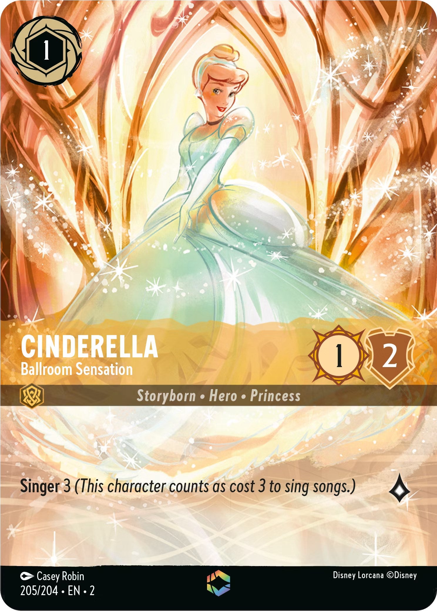 Cinderella - Ballroom Sensation (Enchanted) (205/204) [Rise of the Floodborn] | I Want That Stuff Brandon