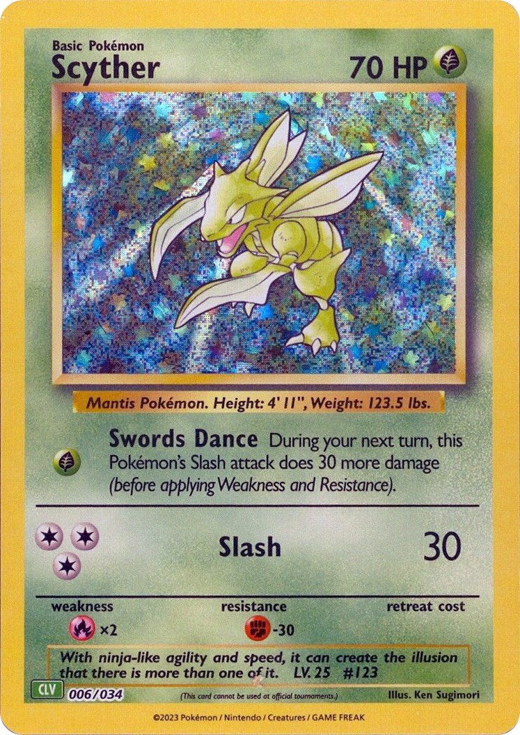 Scyther [Trading Card Game Classic] | I Want That Stuff Brandon