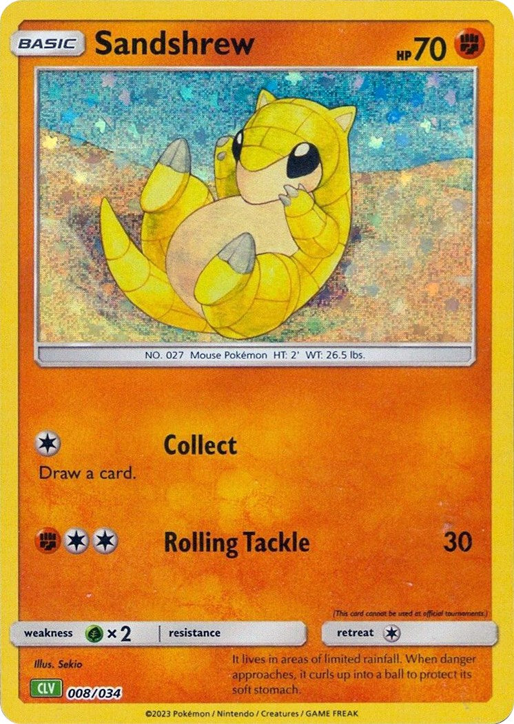 Sandshrew [Trading Card Game Classic] | I Want That Stuff Brandon