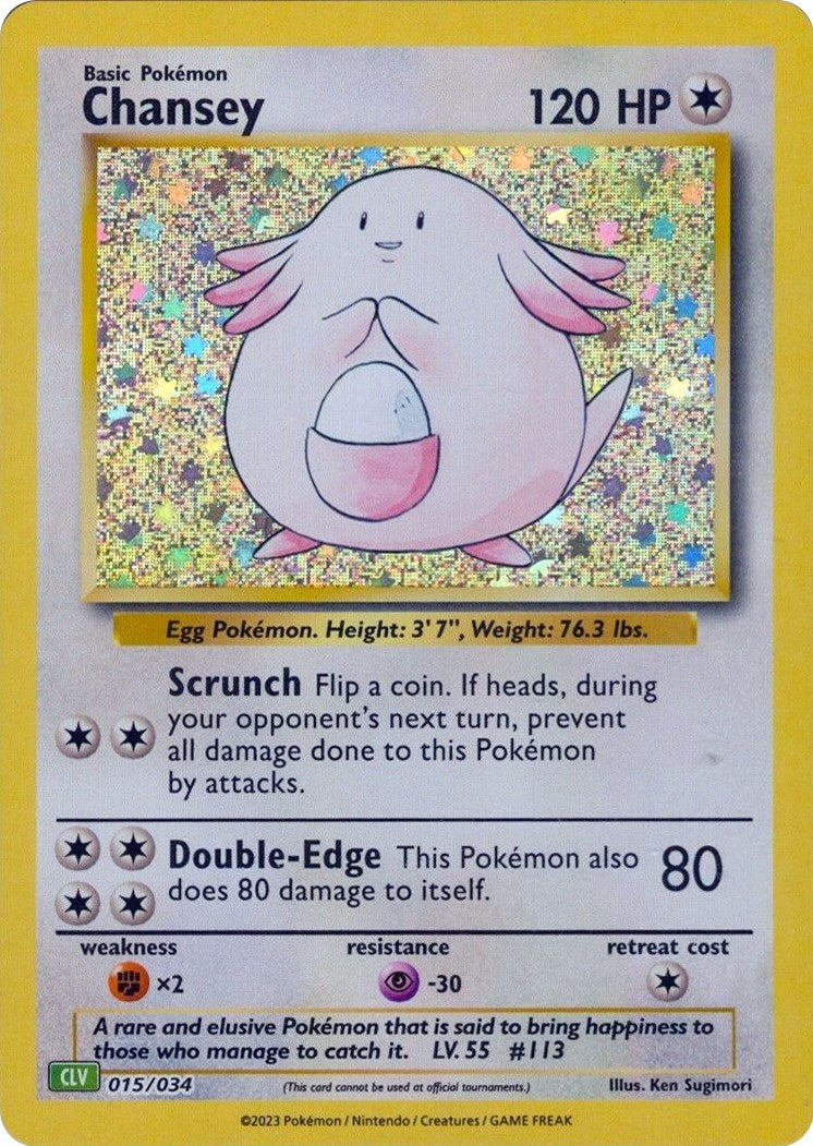 Chansey [Trading Card Game Classic] | I Want That Stuff Brandon