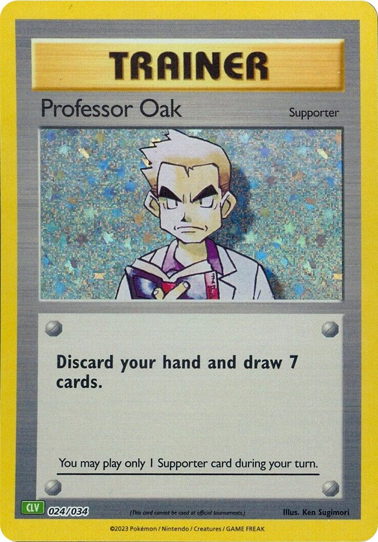 Professor Oak (CLV) [Trading Card Game Classic] | I Want That Stuff Brandon