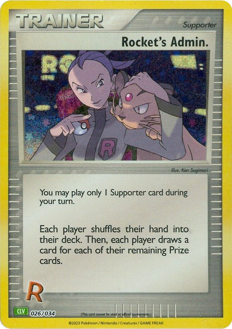 Rocket's Admin. (CLV) [Trading Card Game Classic] | I Want That Stuff Brandon