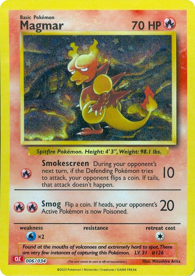 Magmar [Trading Card Game Classic] | I Want That Stuff Brandon