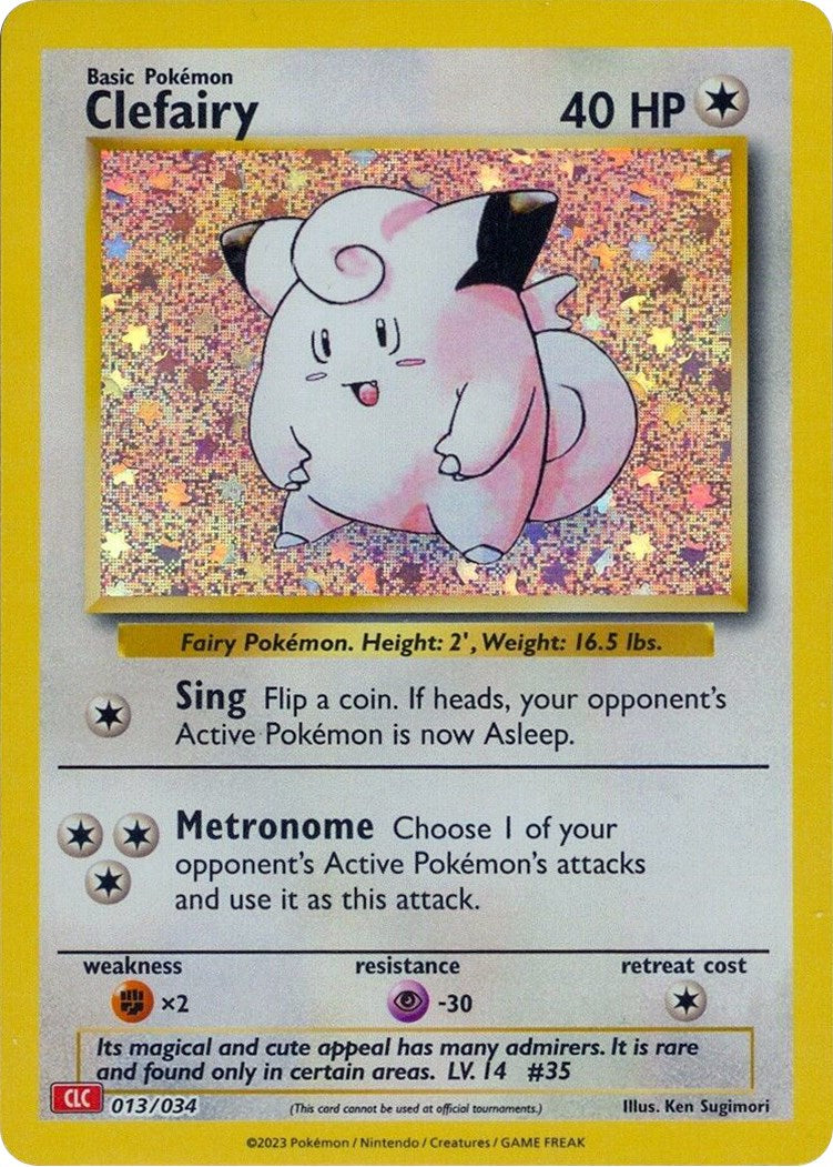 Clefairy [Trading Card Game Classic] | I Want That Stuff Brandon