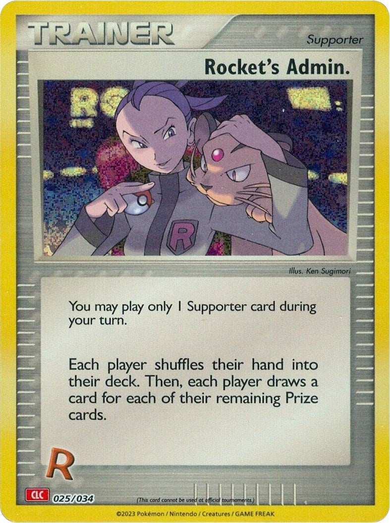 Rocket's Admin. (CLC) [Trading Card Game Classic] | I Want That Stuff Brandon