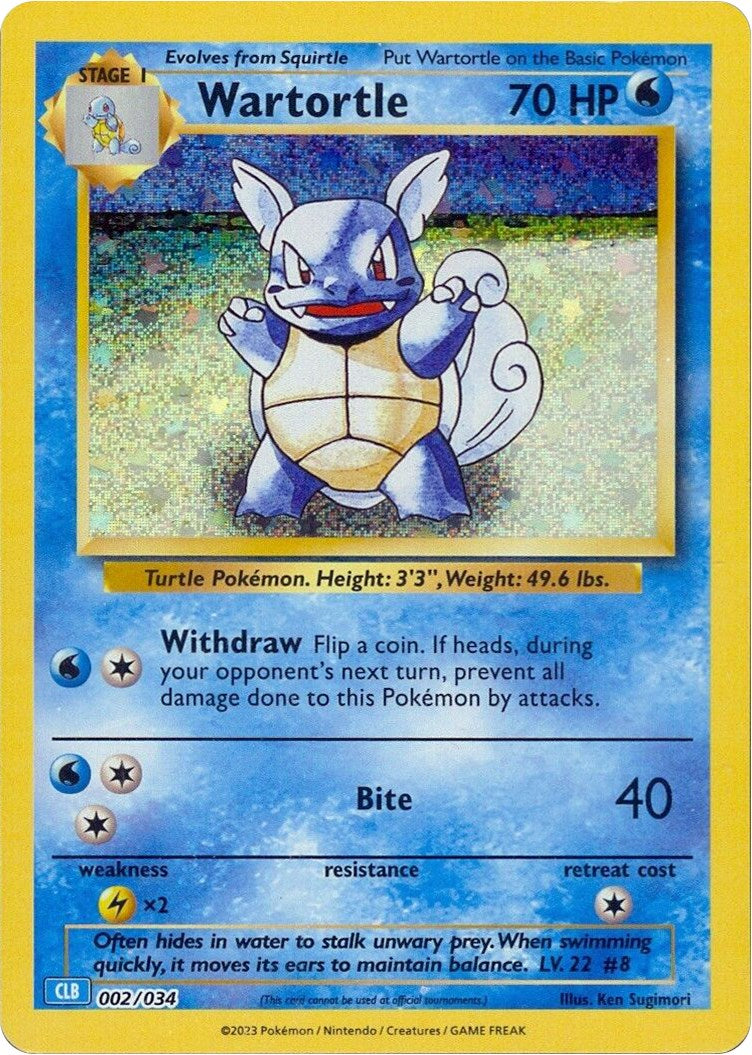 Wartortle [Trading Card Game Classic] | I Want That Stuff Brandon