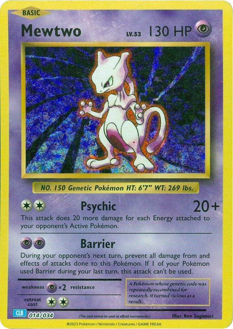 Mewtwo [Trading Card Game Classic] | I Want That Stuff Brandon