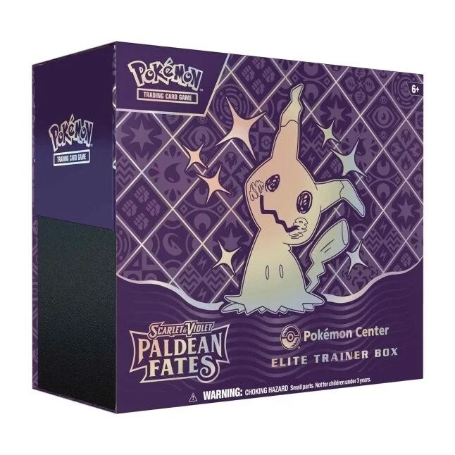 Scarlet & Violet: Paldean Fates - Elite Trainer Box (Pokemon Center Exclusive) | I Want That Stuff Brandon