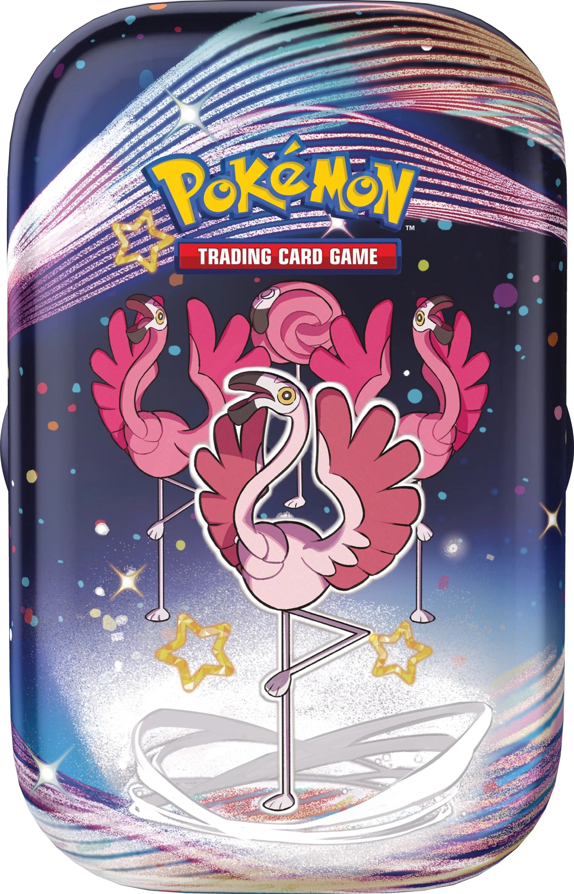 Scarlet & Violet: Paldean Fates - Mini Tin (Flamigo) | I Want That Stuff Brandon