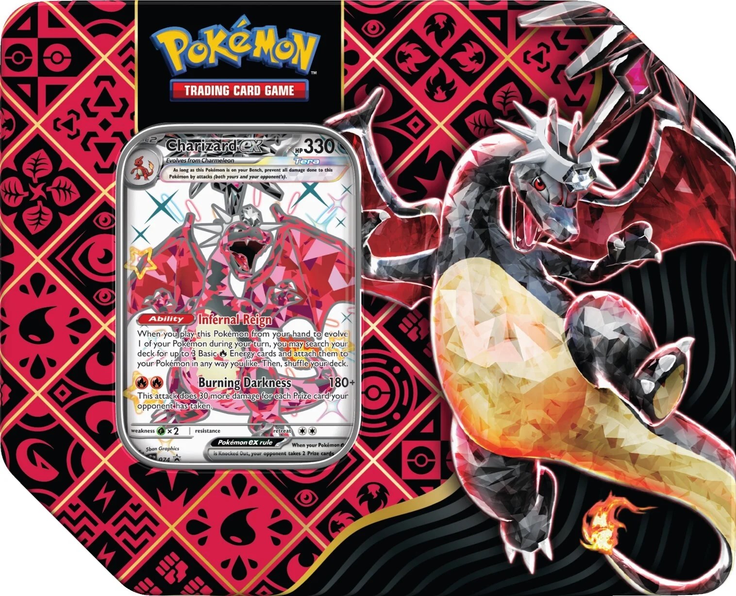 Scarlet & Violet: Paldean Fates - Tin (Charizard ex) | I Want That Stuff Brandon