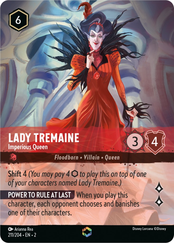 Lady Tremaine - Imperious Queen (Enchanted) (211/204) [Rise of the Floodborn] | I Want That Stuff Brandon