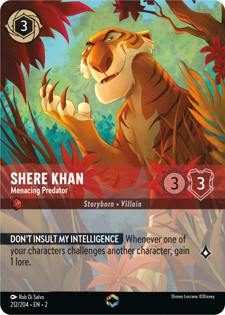 Shere Khan - Menacing Predator (Enchanted) (212/204) [Rise of the Floodborn] | I Want That Stuff Brandon