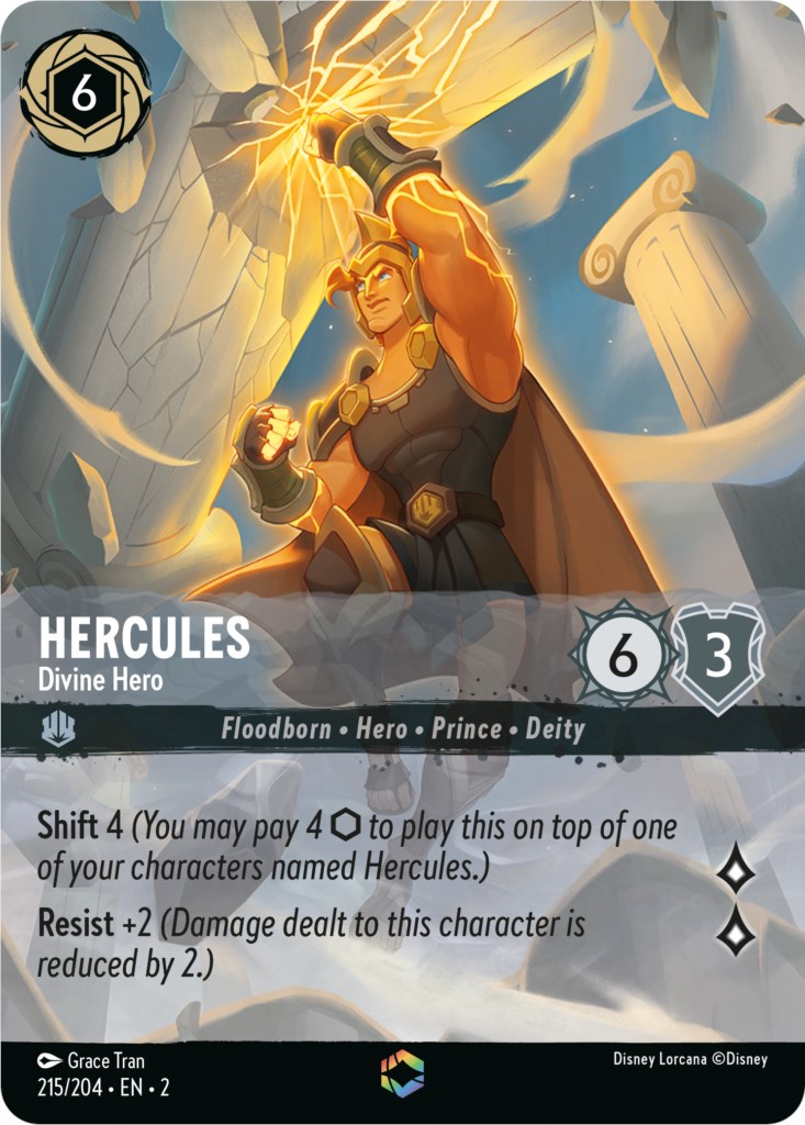 Hercules - Divine Hero (Enchanted) (215/204) [Rise of the Floodborn] | I Want That Stuff Brandon