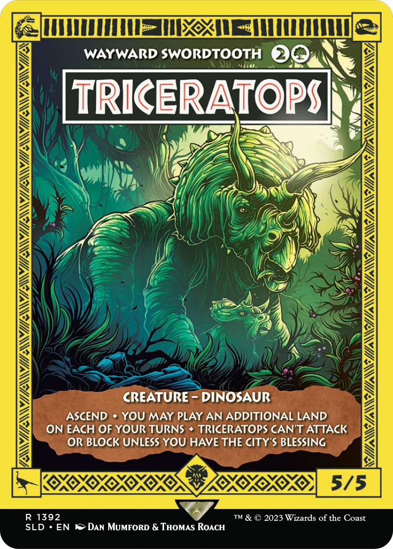 Triceratops - Wayward Swordtooth [Secret Lair Drop Series] | I Want That Stuff Brandon