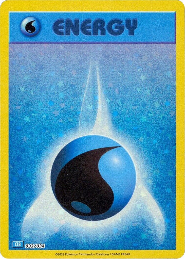 Basic Water Energy [Trading Card Game Classic] | I Want That Stuff Brandon