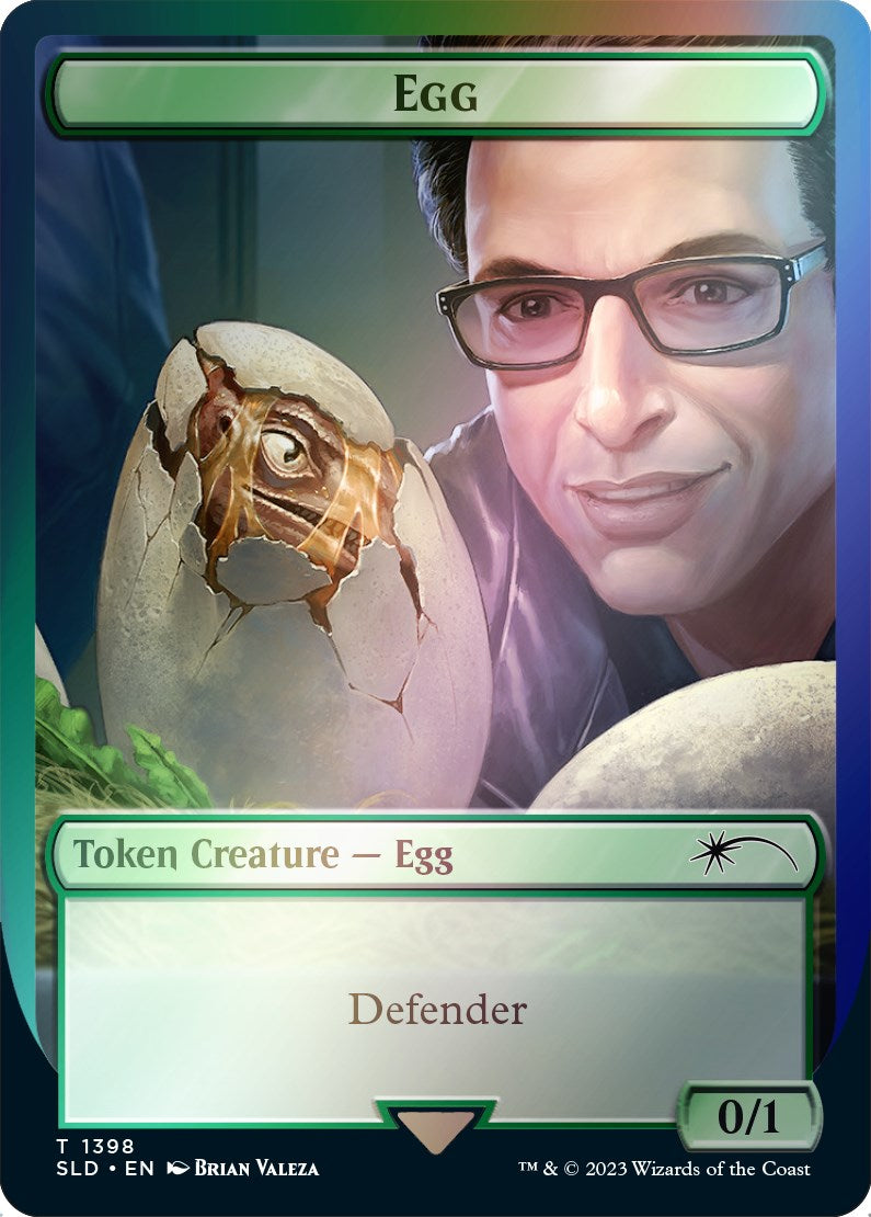 Egg Token (Rainbow Foil) [Secret Lair Drop Series] | I Want That Stuff Brandon