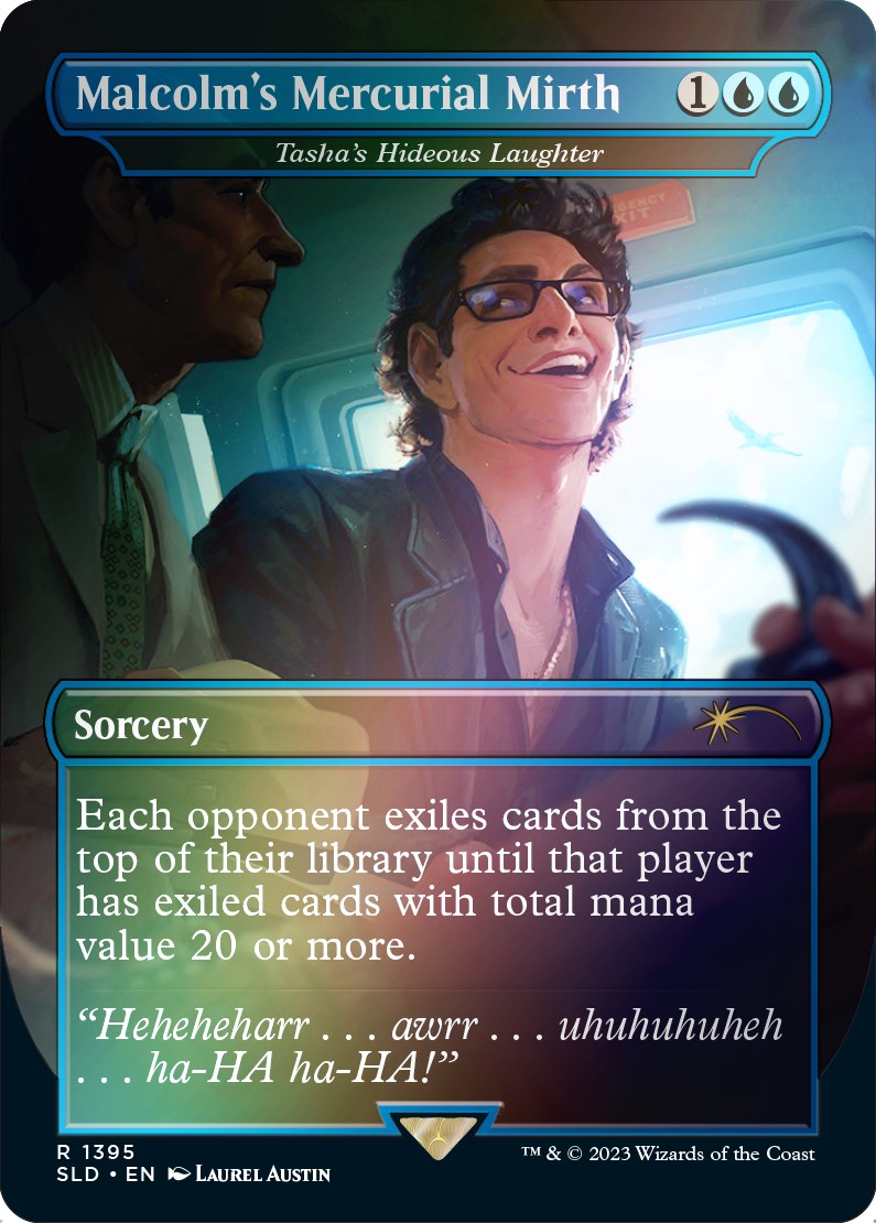 Malcolm's Mercurial Mirth - Tasha's Hideous Laughter (Rainbow Foil) [Secret Lair Drop Series] | I Want That Stuff Brandon