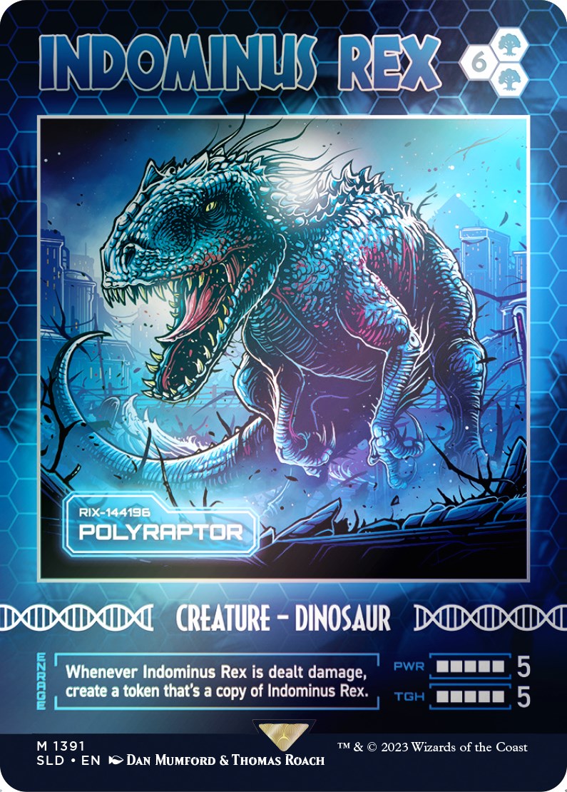 Indominus Rex - Polyraptor (Rainbow Foil) [Secret Lair Drop Series] | I Want That Stuff Brandon