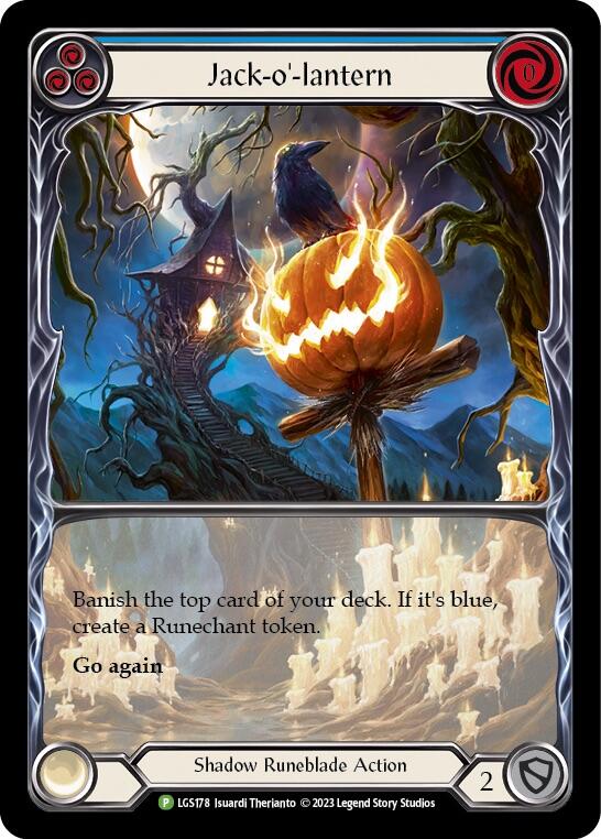 Jack-o'-lantern (Blue) [LGS178] (Promo) | I Want That Stuff Brandon