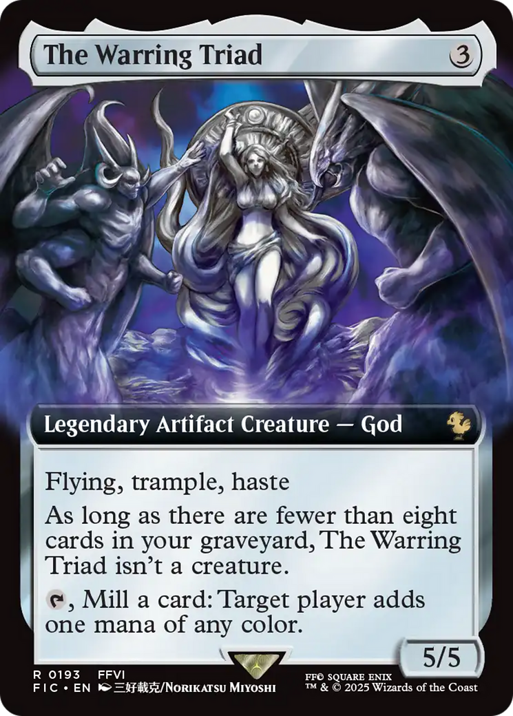 The Warring Triad (Extended Art) [FINAL FANTASY Commander] | I Want That Stuff Brandon