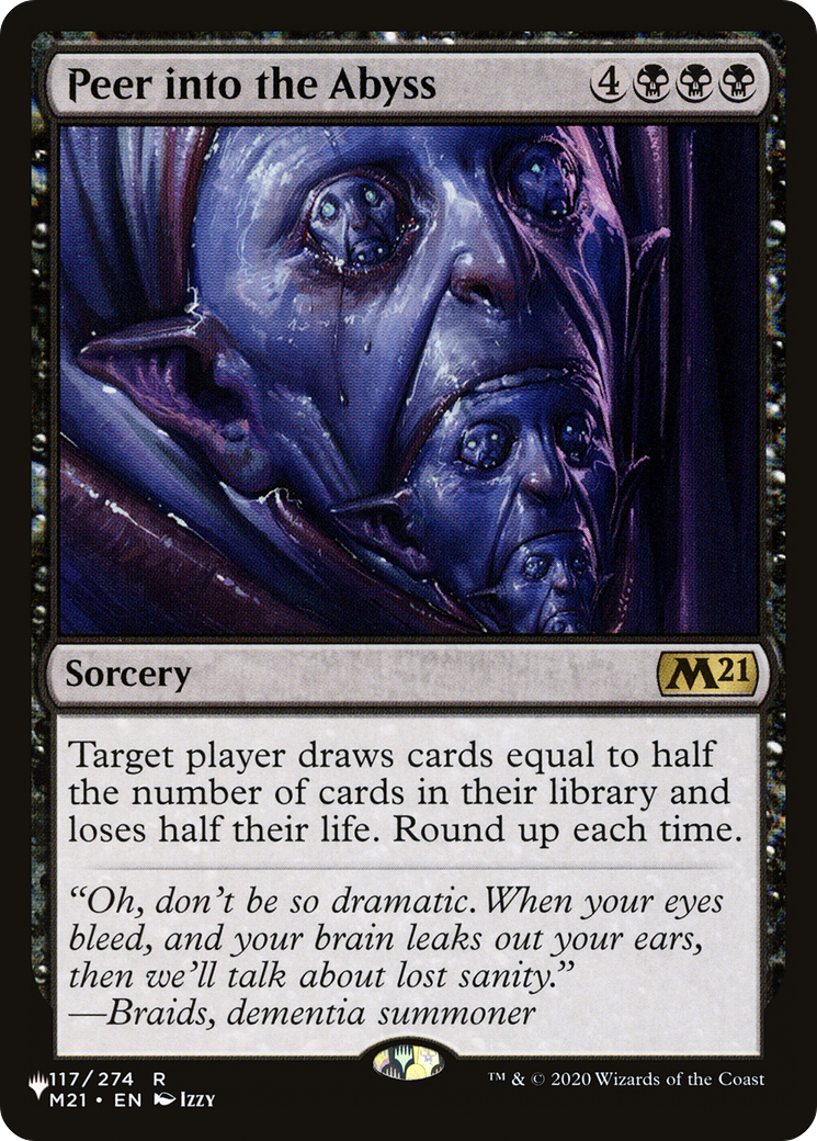 Peer into the Abyss [The List Reprints] | I Want That Stuff Brandon