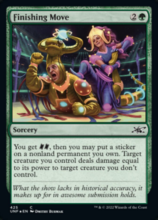 Finishing Move (Galaxy Foil) [Unfinity] | I Want That Stuff Brandon