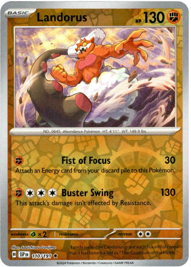 Landorus (110/191) [Scarlet & Violet: Surging Sparks] | I Want That Stuff Brandon