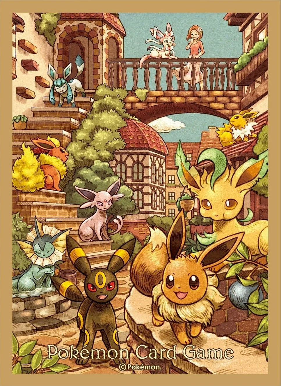 Card Sleeves - Eevee Heroes Gym (64-Pack) | I Want That Stuff Brandon