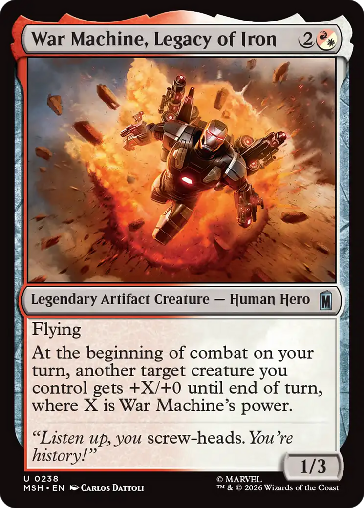 War Machine, Legacy of Iron [Marvel Super Heroes] | I Want That Stuff Brandon