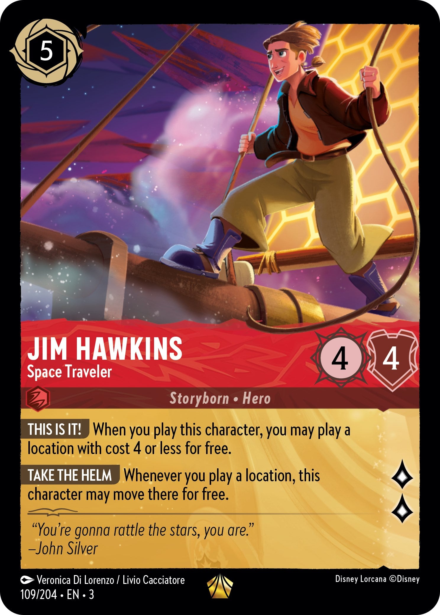 Jim Hawkins - Space Traveler (109/204) [Into the Inklands] | I Want That Stuff Brandon