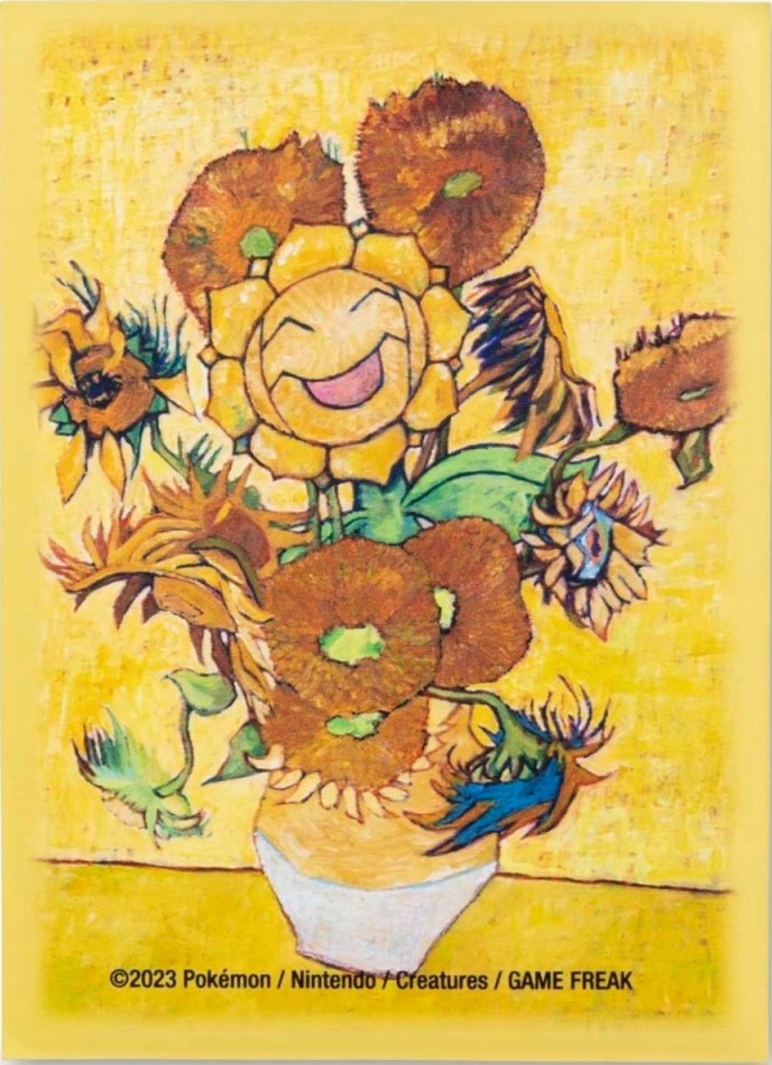 Card Sleeves - Sunflora Inspired by Sunflowers (Pokemon Center × Van Gogh Museum) | I Want That Stuff Brandon