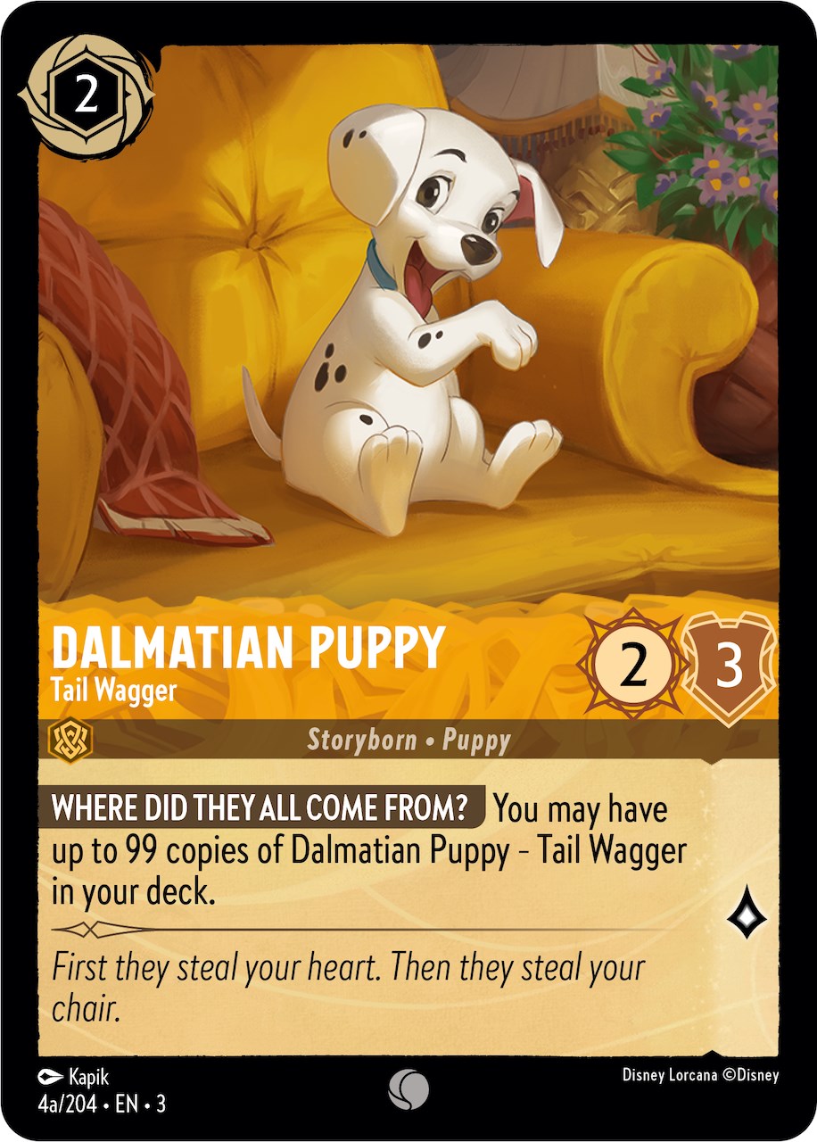 Dalmatian Puppy - Tail Wagger (4a) (4a/204) [Into the Inklands] | I Want That Stuff Brandon
