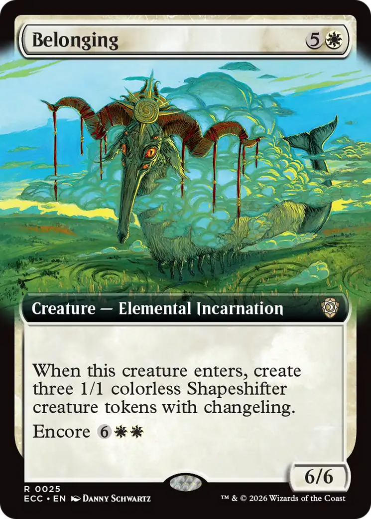 Belonging (Extended Art) [Lorwyn Eclipsed Commander] | I Want That Stuff Brandon