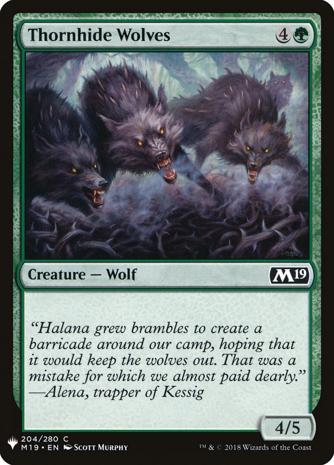 Thornhide Wolves [Mystery Booster] | I Want That Stuff Brandon