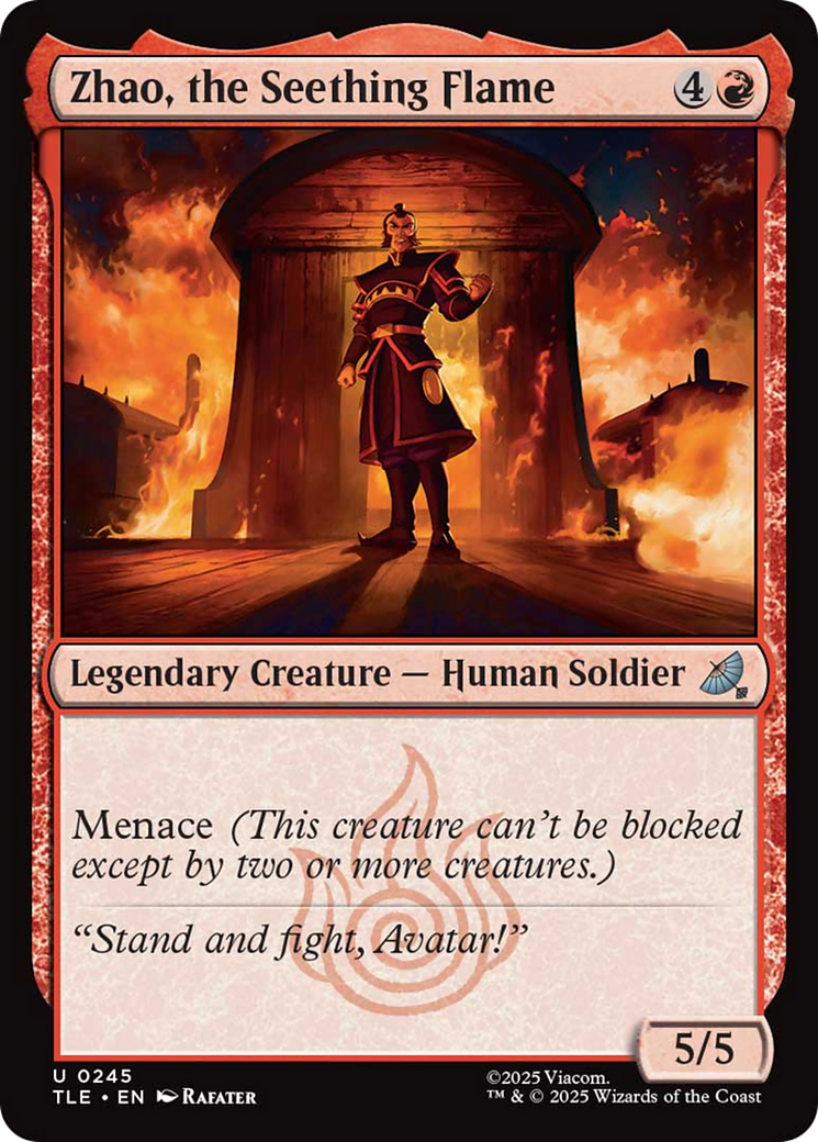 Zhao, the Seething Flame [Avatar: The Last Airbender: Eternal-Legal] | I Want That Stuff Brandon