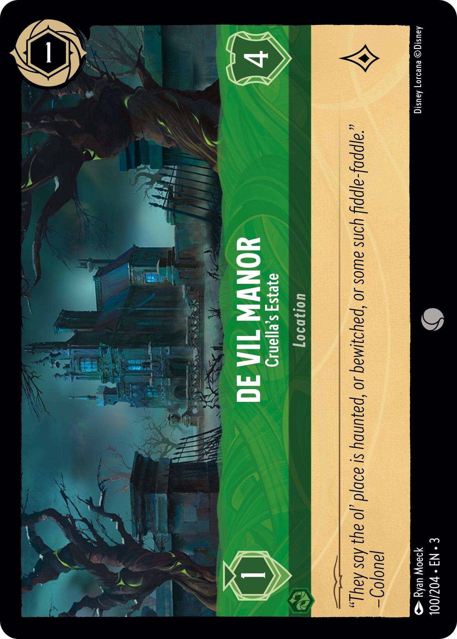 De Vil Manor - Cruella's Estate (100/204) [Into the Inklands] | I Want That Stuff Brandon