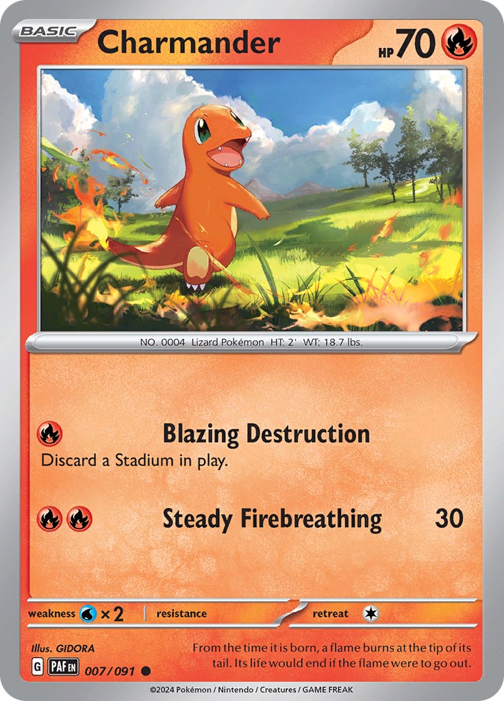 Charmander (007/091) [Scarlet & Violet: Paldean Fates] | I Want That Stuff Brandon