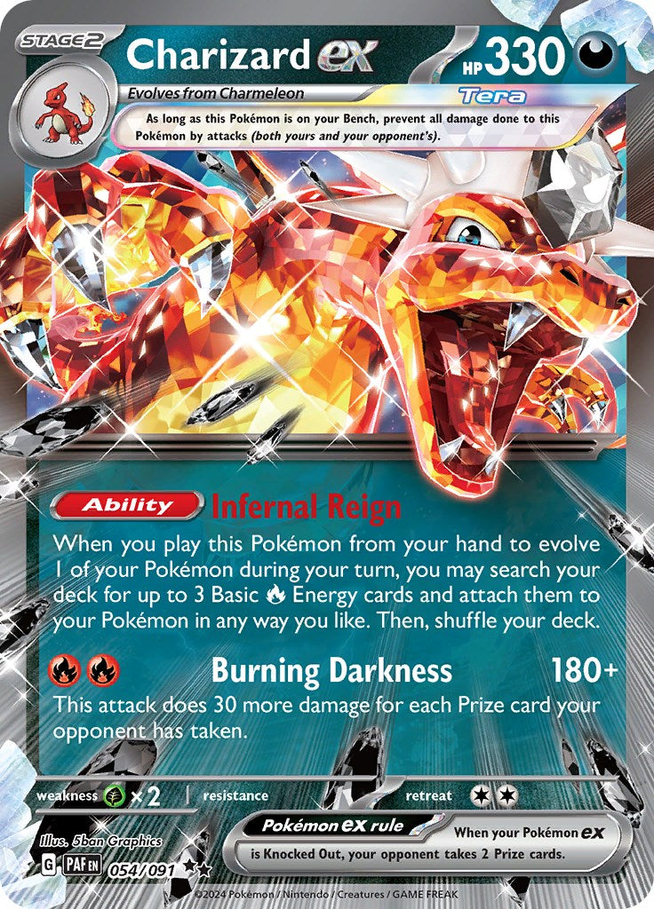 Charizard ex (054/091) [Scarlet & Violet: Paldean Fates] | I Want That Stuff Brandon