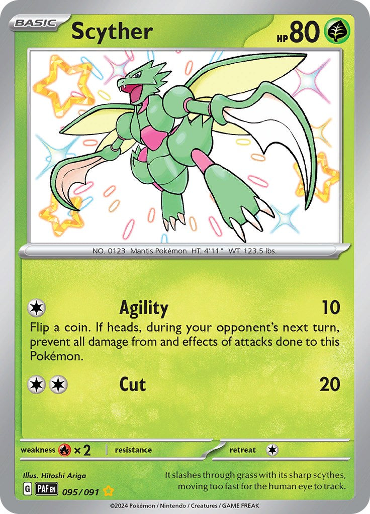 Scyther (095/091) [Scarlet & Violet: Paldean Fates] | I Want That Stuff Brandon