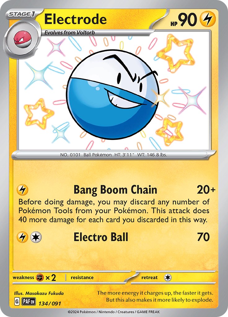 Electrode (134/091) [Scarlet & Violet: Paldean Fates] | I Want That Stuff Brandon