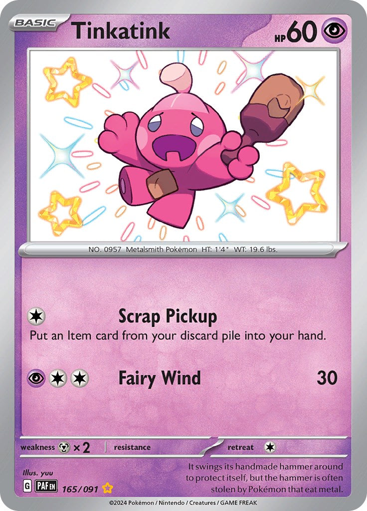 Tinkatink (165/091) [Scarlet & Violet: Paldean Fates] | I Want That Stuff Brandon