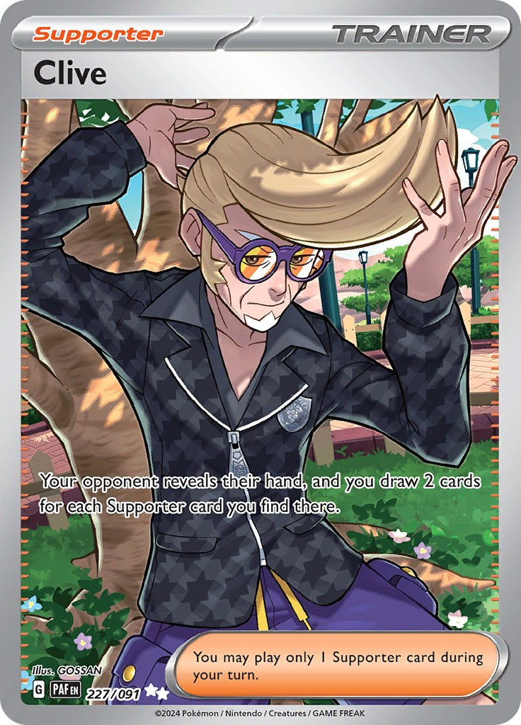 Clive (227/091) [Scarlet & Violet: Paldean Fates] | I Want That Stuff Brandon