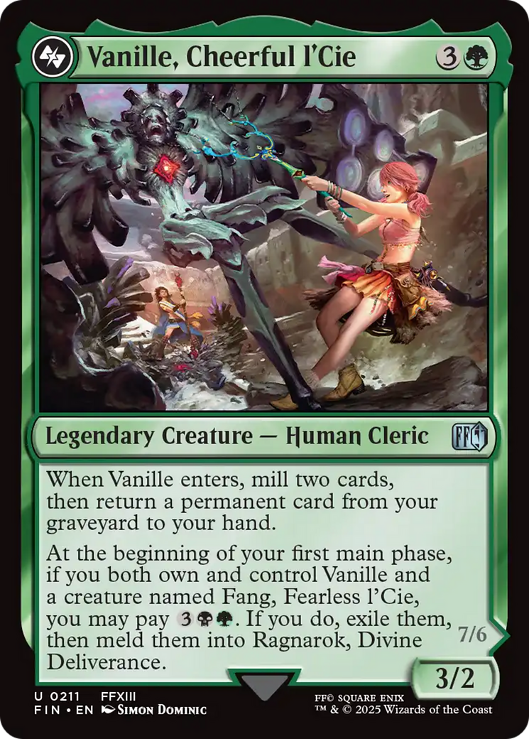 Vanille, Cheerful l'Cie // Ragnarok, Divine Deliverance [FINAL FANTASY] | I Want That Stuff Brandon