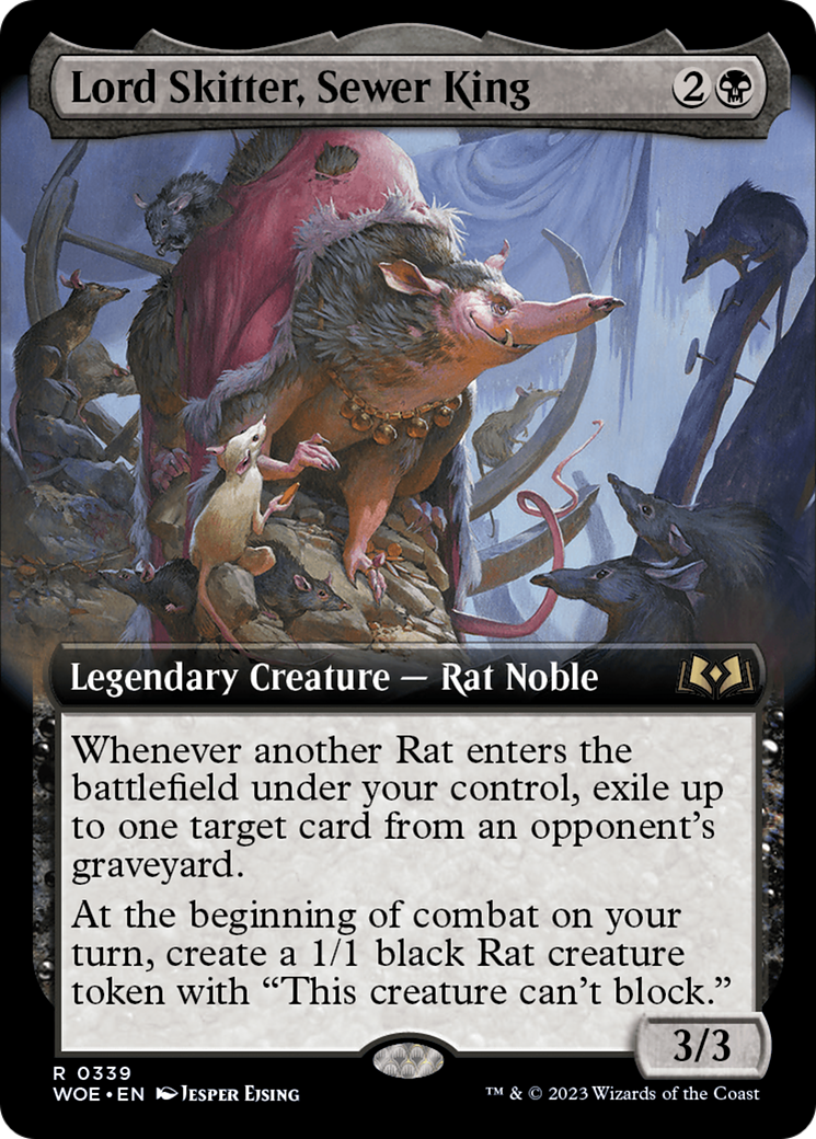 Lord Skitter, Sewer King (Extended Art) [Wilds of Eldraine] | I Want That Stuff Brandon