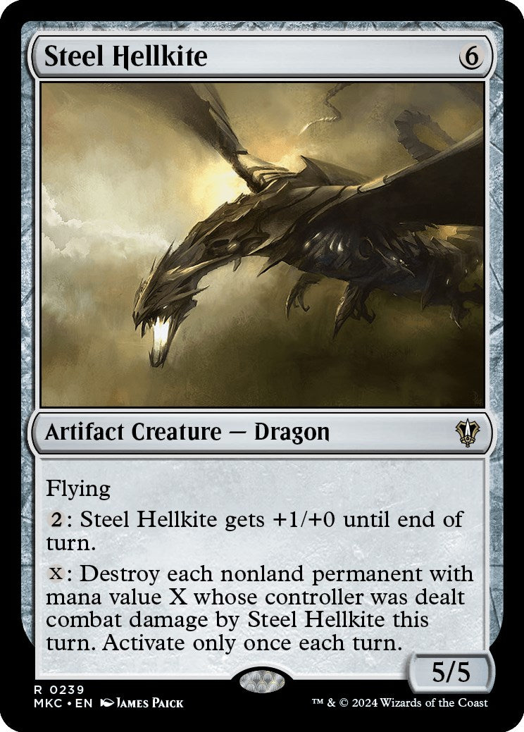 Steel Hellkite [Murders at Karlov Manor Commander] | I Want That Stuff Brandon