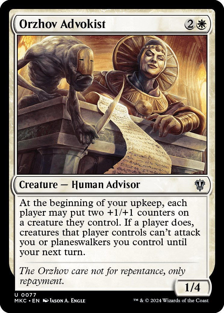 Orzhov Advokist [Murders at Karlov Manor Commander] | I Want That Stuff Brandon