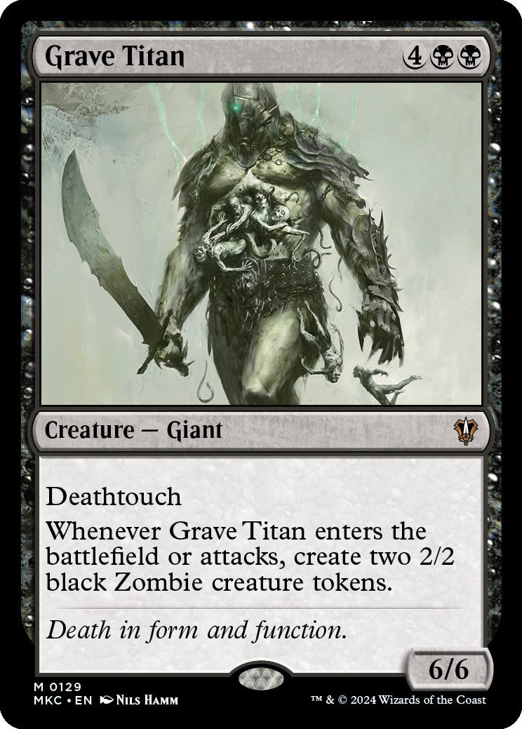 Grave Titan [Murders at Karlov Manor Commander] | I Want That Stuff Brandon