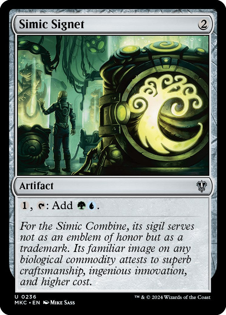 Simic Signet [Murders at Karlov Manor Commander] | I Want That Stuff Brandon