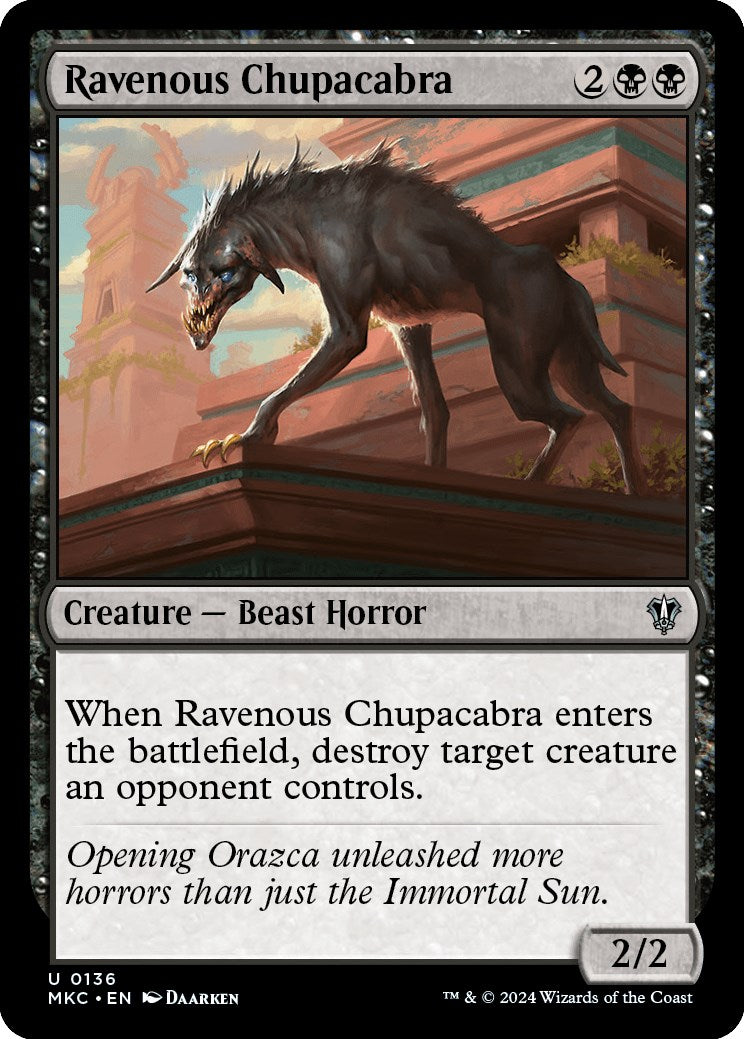 Ravenous Chupacabra [Murders at Karlov Manor Commander] | I Want That Stuff Brandon